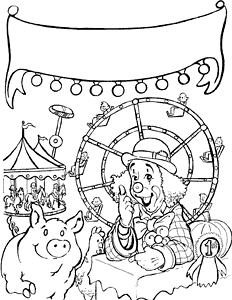 Lanky Coloring Page 2